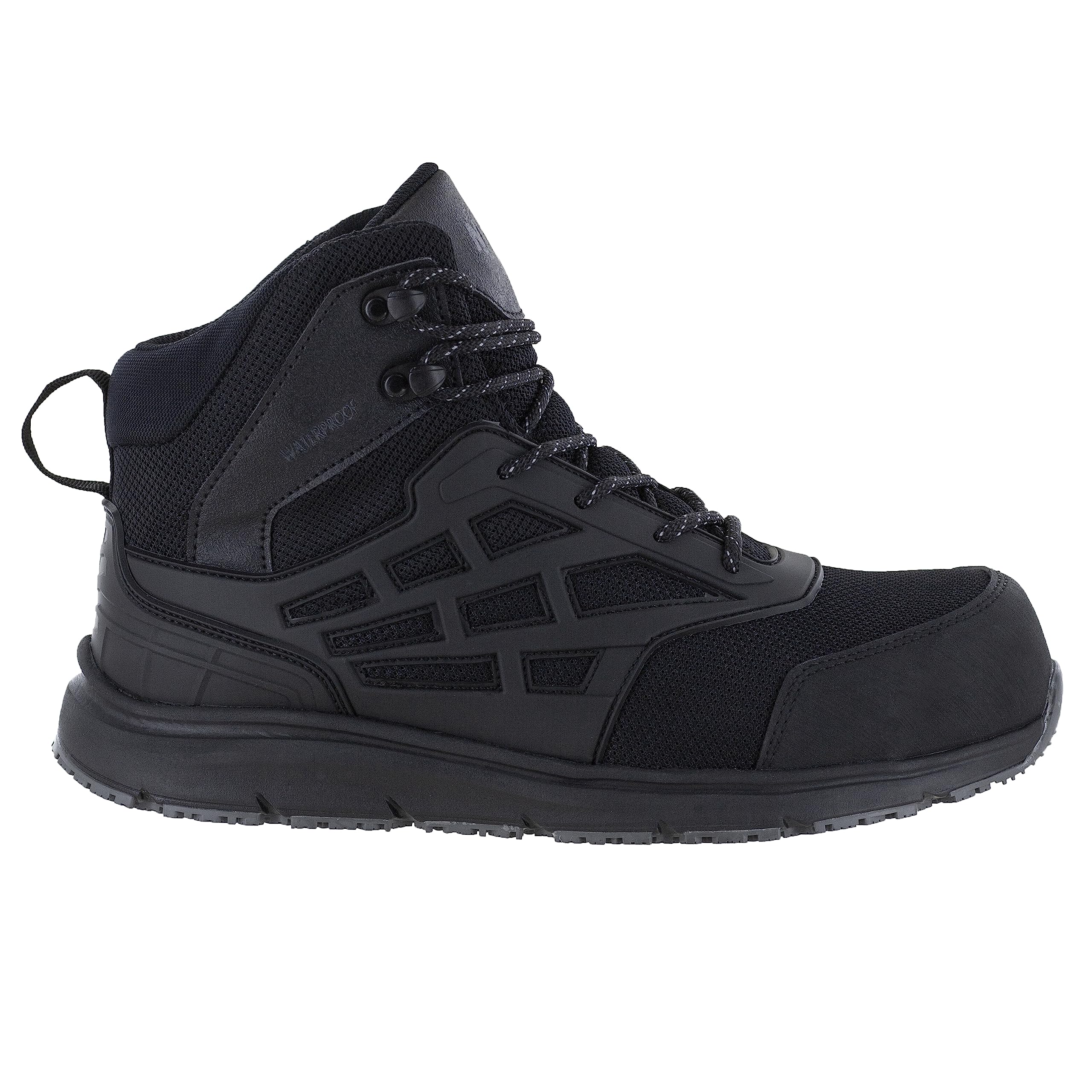 Northside Men's Trenton Mid Nano Toe Slip and Oil Resistant Waterproof Work Boots with Memory Foam and PU Insole, Composite Shank, Static Dissipative, Brushed Rubber Toe Guard, TPU Cage, Molded PVC Heel Reinforcement - Image 3
