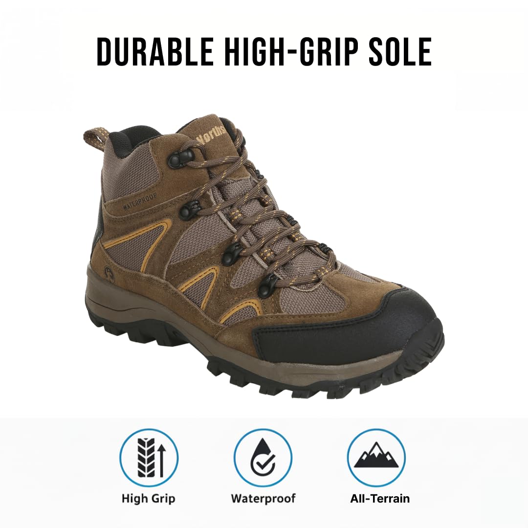 Northside Mens Snohomish Leather Waterproof Mid Hiking Boot - Image 3